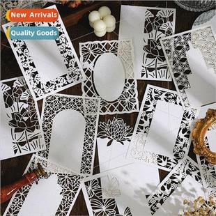 paper sticky notes lace sticky notes series black and white