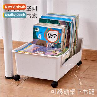 New multifunctional mobile bookshelf home kchen trolley shel