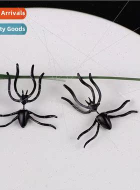 Korea black spider Europe retro piercing earrings earrings p