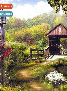 Cross Stch New DIY Rustic Cottage Full Stch mple Handmade Th