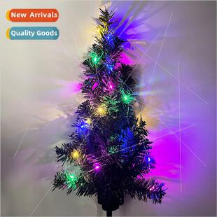 Solar Christmas Tree Christmas Ambiance Yard Lawn LED Colorf