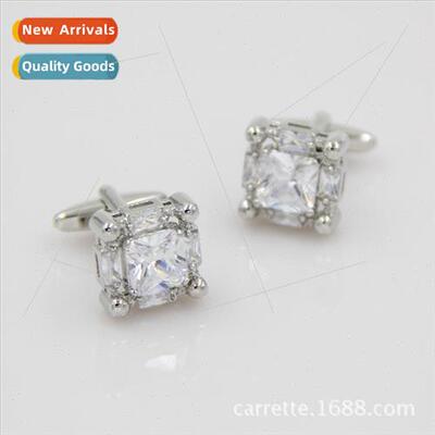 Gentleman luxury Hundreds crystal zirconia cufflinks cufflin