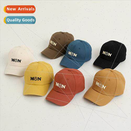 Korean  children baseball cap personaly pressure rubber lett