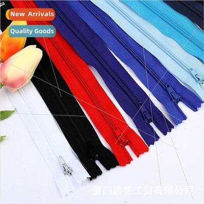 Pants su pants placket hugger zipper nylon zipper