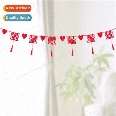 Wedding -woven wedding tassels tassel hollow felt velvet pul