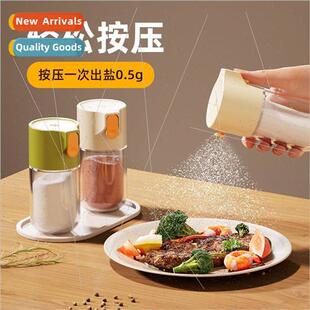 Quantative salt shaker kchen seasoning jar glass seasoning j