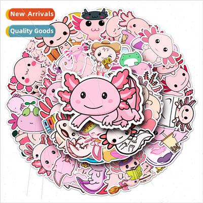 50 newt cartoon luggage stickers creative nd waterproof suca