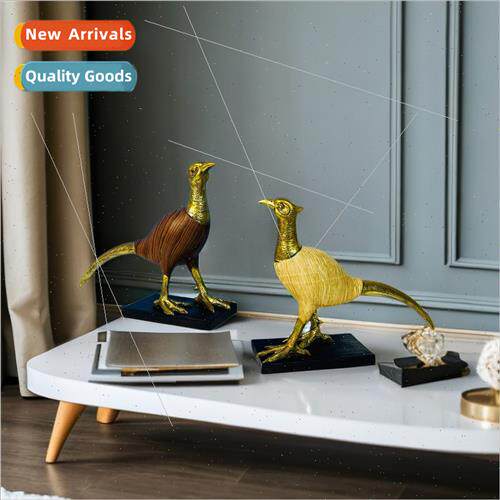Cartoon resin crafts simulation bird ornaments creative anim