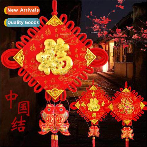 New red tune Chinese knot pendant large new home living room
