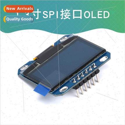 1.3" SPI Blue Whe 12864 OLED Module LCD Display wh Example P
