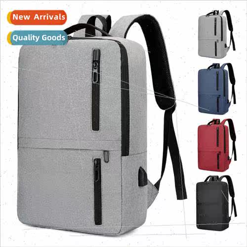 New shoulder bag men large-capacy bag charging USB business