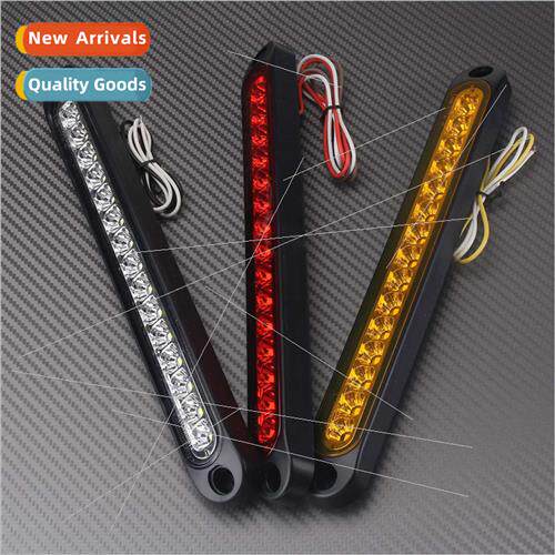 12V 24V Yellow Red White Universal LED Stop Tail Lights 适用