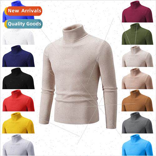 2023 fall winter new men fashion nd striped kn sweater youth