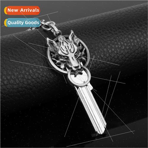 Personalized creative wolf head key embryo FINAL FANTASY car