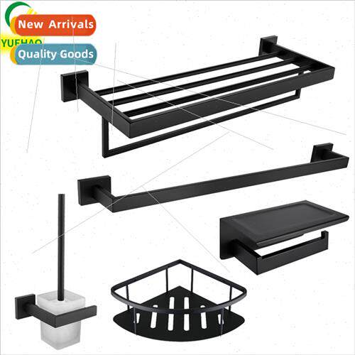 Towel Rack 304 Black Bath Towel Rack Bathroom Accessories Pe