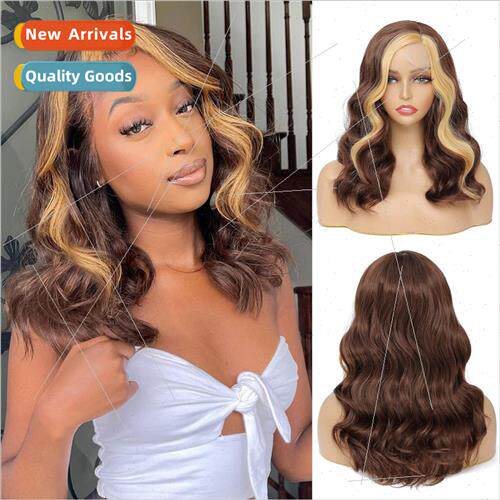 Wigs Europe Women Front Lace Chemical Fiber Head Covers Smal