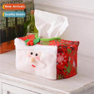 New Christmas Decoration Tissue Cover Christmas Desktop Deco