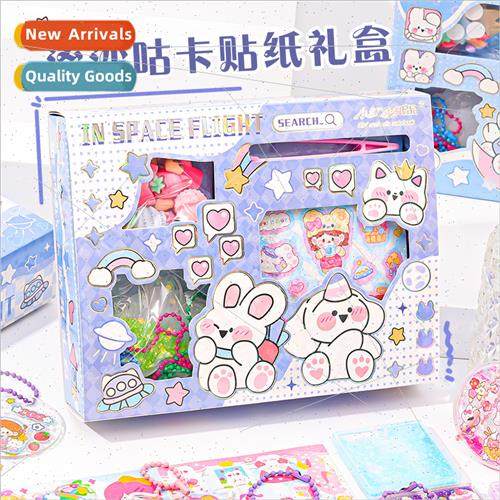Quicksgoo card full set diy shaped goo click stickers gift b