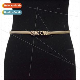 belt simple buckle new deco ring ladies spiral Summer casual