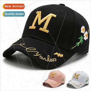 female fashion temperament Duck cap embroidery let tongue