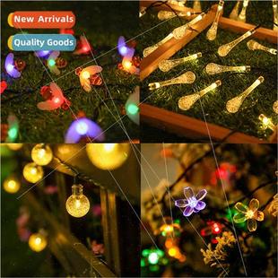 campground decoration bubble led lotus outdoor ball solar