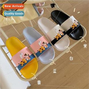 Bathroom bathing home wh cartoon sandals slippers Korean  Ja