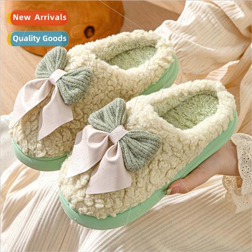 2023 new cotton slippers ladies winter home indoor plush cot