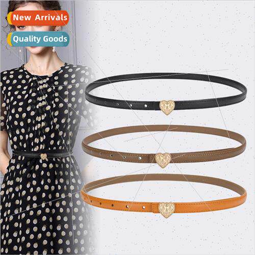 Thin belt female a small su skirt sweater leather accessorie