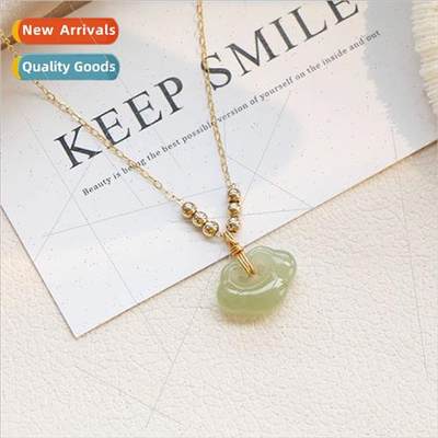 Peaceful Ruyi Lock Necklace Women terary Ancient Necklace Lo