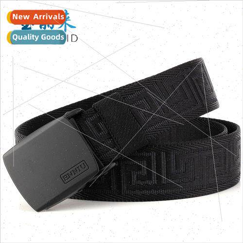 Outdoor twisted back pattern nylon belt sports canvas belt l