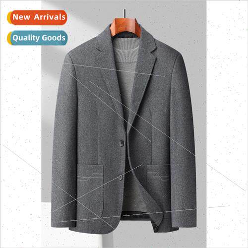 Autumn winter new wool su men business casual new jacket dad
