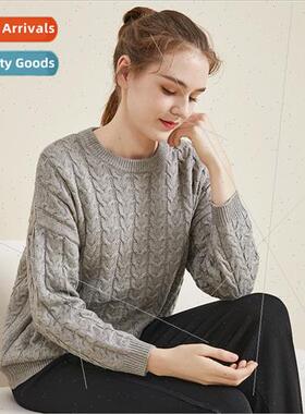 Women cashmere sweater winter new solid color silk mulberry