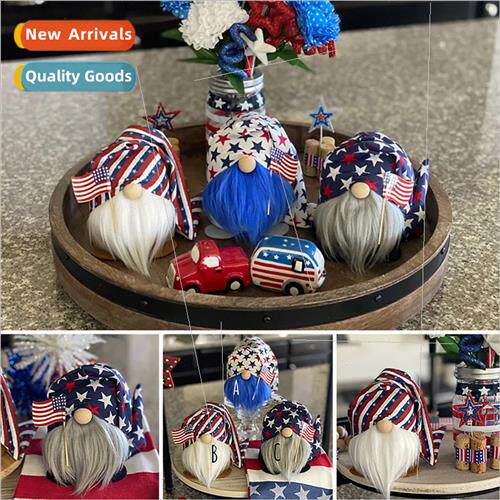 American Independence Day gnome doll ornament creative Ameri