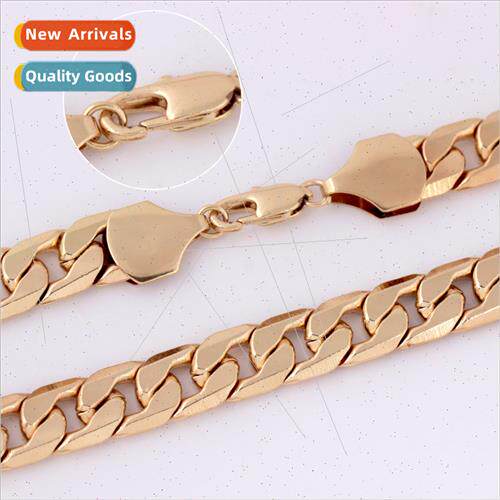 Europe 18K Necklace Korea NK Grinding Chain Copper Chain Jew