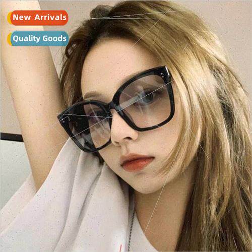 Sunglasses female new ins star gradient sunglasses male tide