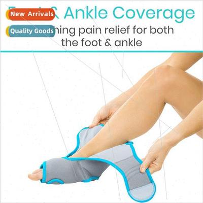 Reusable Ankle Gel Pack Brace Cold Hot Compression Foot Brac
