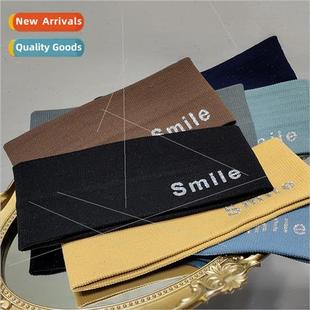 Color Hair Wide Stch Edge Sports Solid Casual Bands