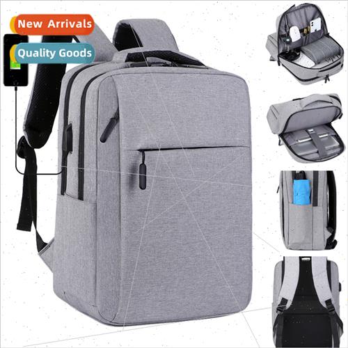 Shoulder bag men new business commuting backpack USB shoulde