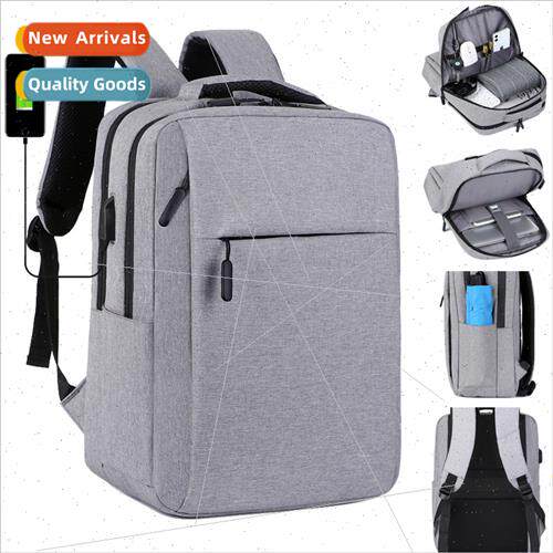 Shoulder bag men new business commuting backpack USB shoulde