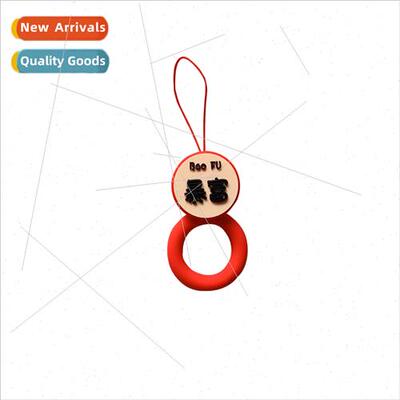 Cell phone lanyard finger ring buckle anti-lost drop cell ph