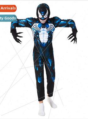 Kids Venom Cosplay Superhero Role Play Horror Crossdressing