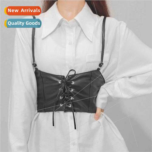 Fashion ladies PU leather vest belt elastic elastic straps l