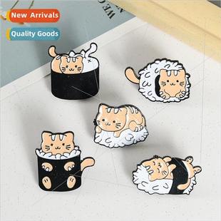 cat cute decorative accessories buckle Creative pin cartoon