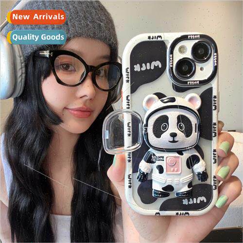Cute Panda Stereoscopic Astronaut 适用 iPhone 13 Cartoon 14P