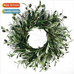 simulation olive wreaths dec Boutique fru door