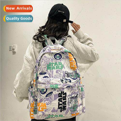 Student shoulder bag 2024 new ins Japan graffi large capacy