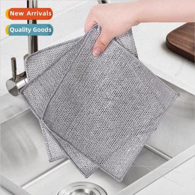 Household silver wire wipes kchen stovetop cleaning -stick t