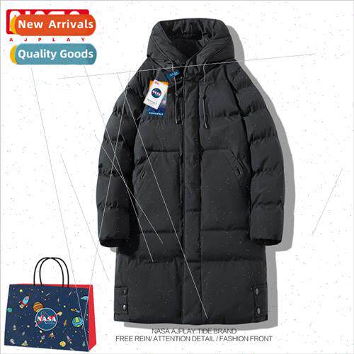 flagship  in long men down cotton jacket winter new large si
