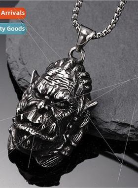 Ghost Pendant Stainless Steel Men Ghostbusters Mask Necklace