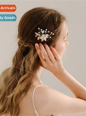 Europe wedding photo accessories handmade soft ceramic flowe